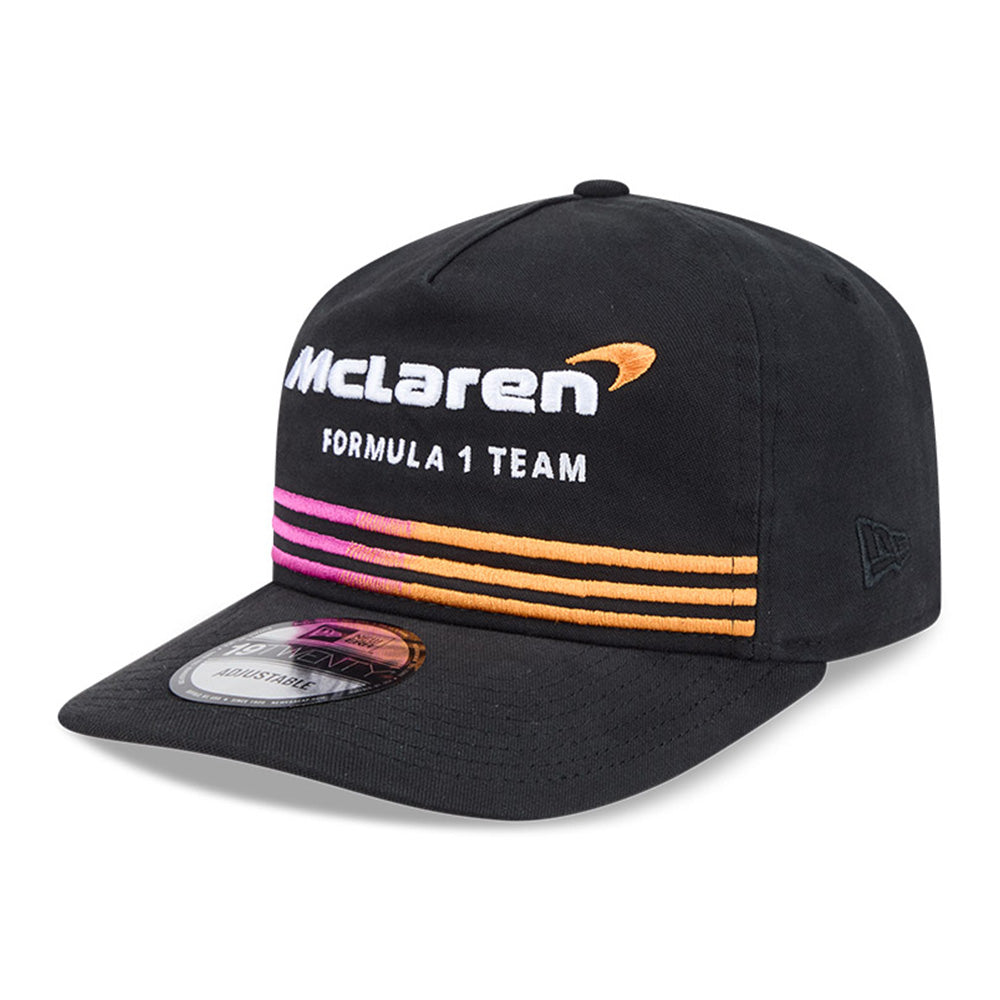 New Era McLaren Racing j152J Black 19TWENTY Adjustable Cap