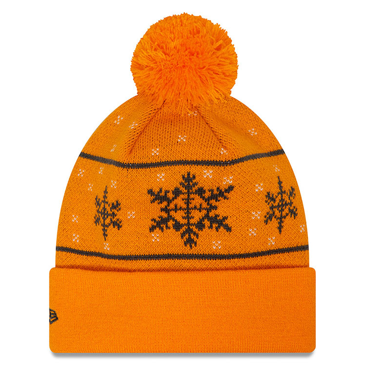 Snowflake McLaren Racing Yellow Beanie Hat