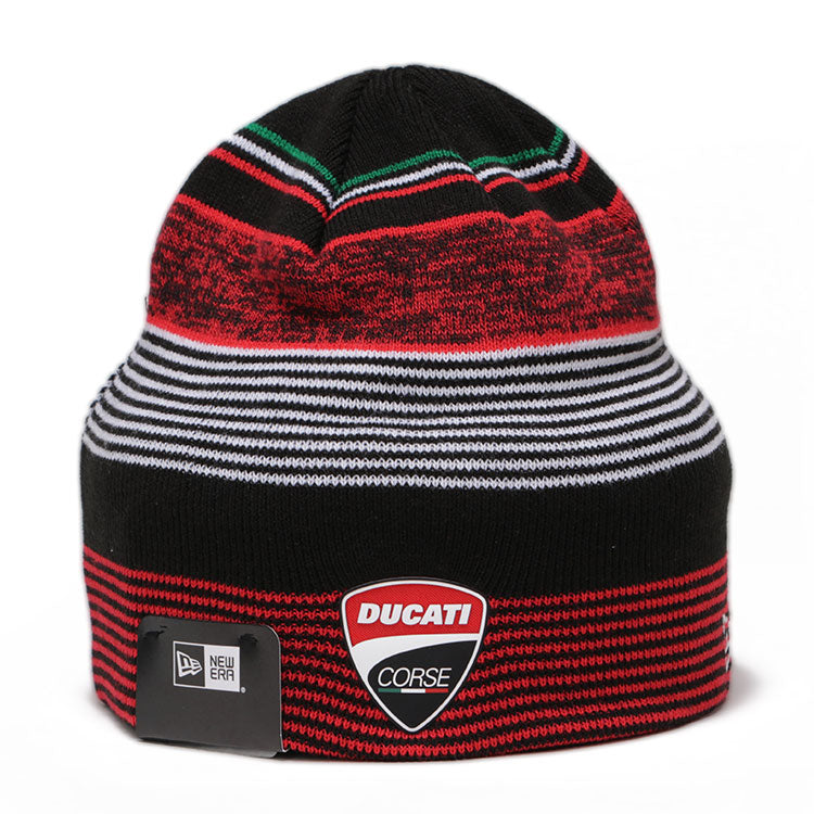 New Era Ducati Corse Red Skull Beanie Hat