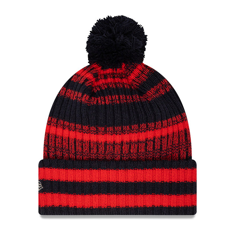 Winter Pom Red Bull Racing SP24 Red Navy Knit Beanie Hat