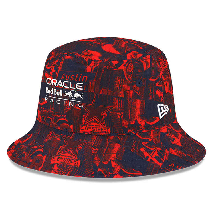 Austin Red Bull Racing Red Black Bucket Hat