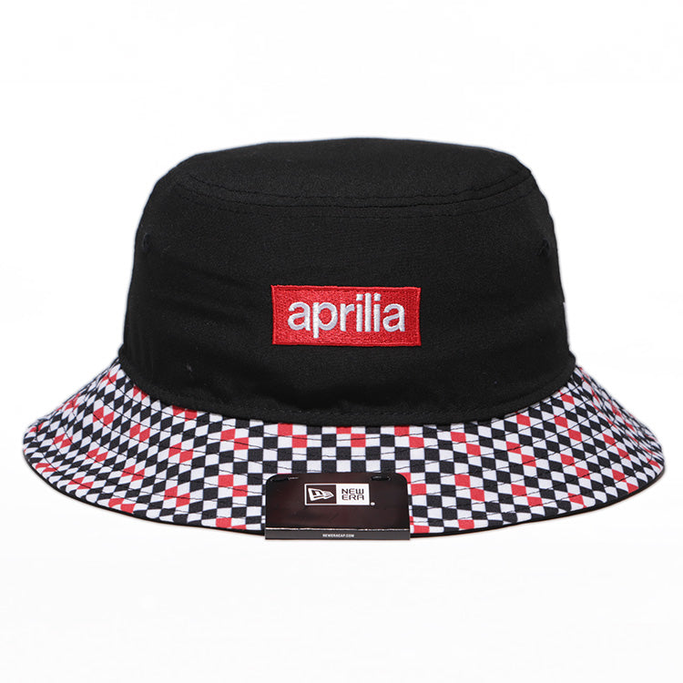 New Era Aprilia Piaggio Tapered Black Bucket Hat