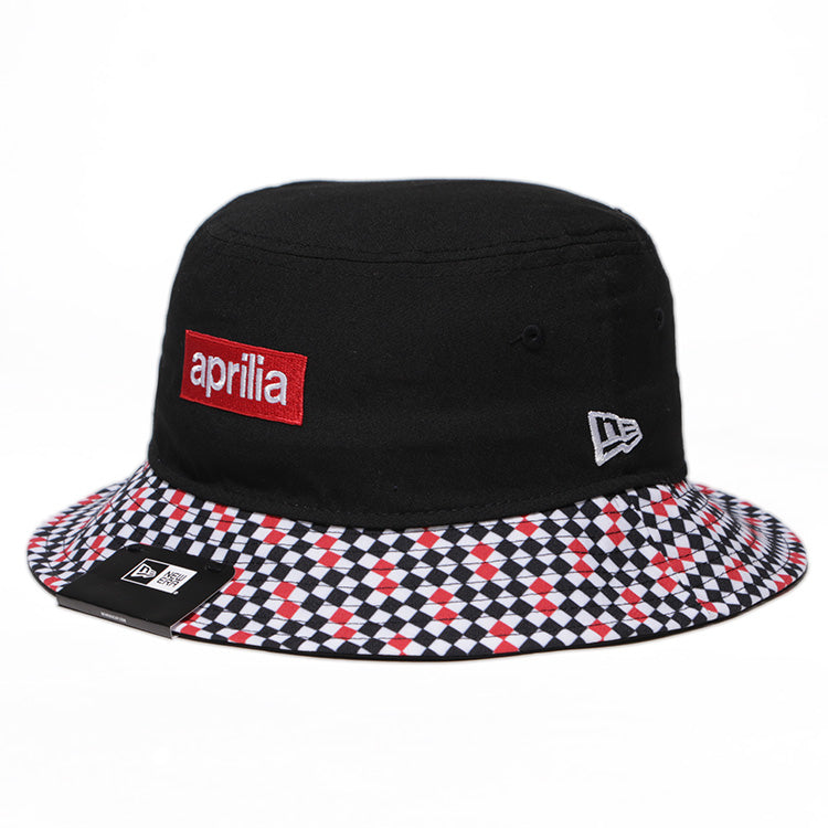 New Era Aprilia Piaggio Tapered Black Bucket Hat