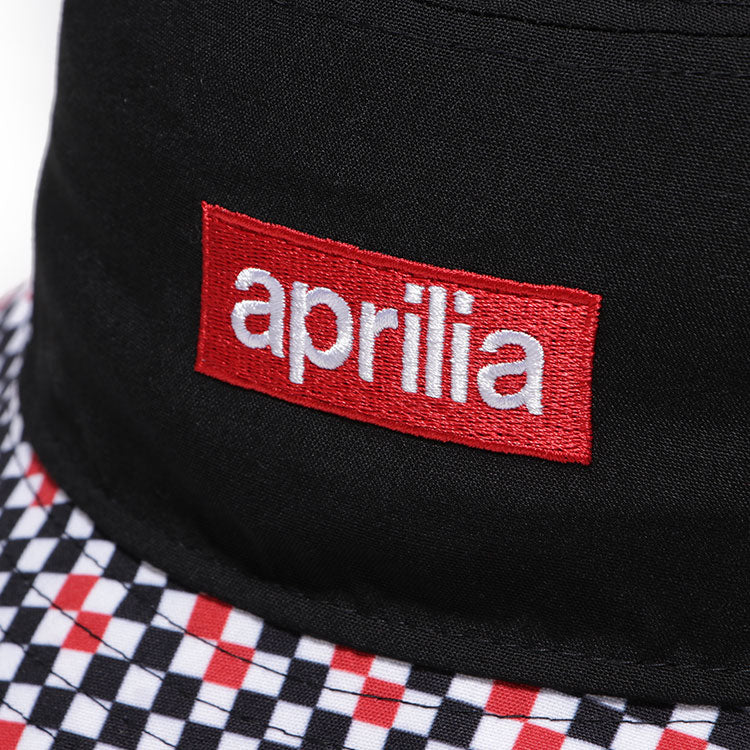 New Era Aprilia Piaggio Tapered Black Bucket Hat