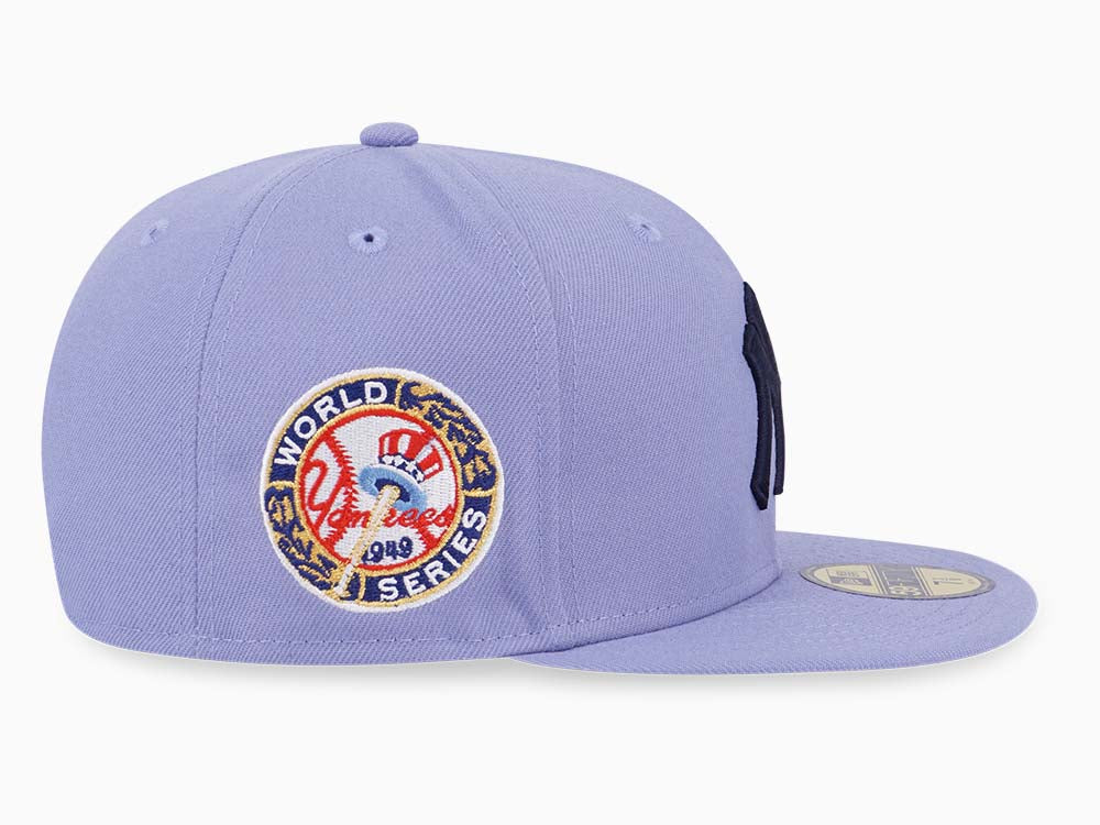 New York Yankees MLB Cooperstown Easter Egg Lavender 59FIFTY Fitted Cap