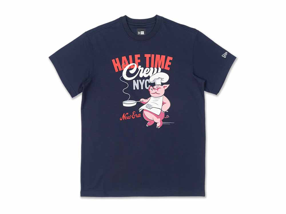 New Era Half Time Crew Navy Short Sleeve T-shirt