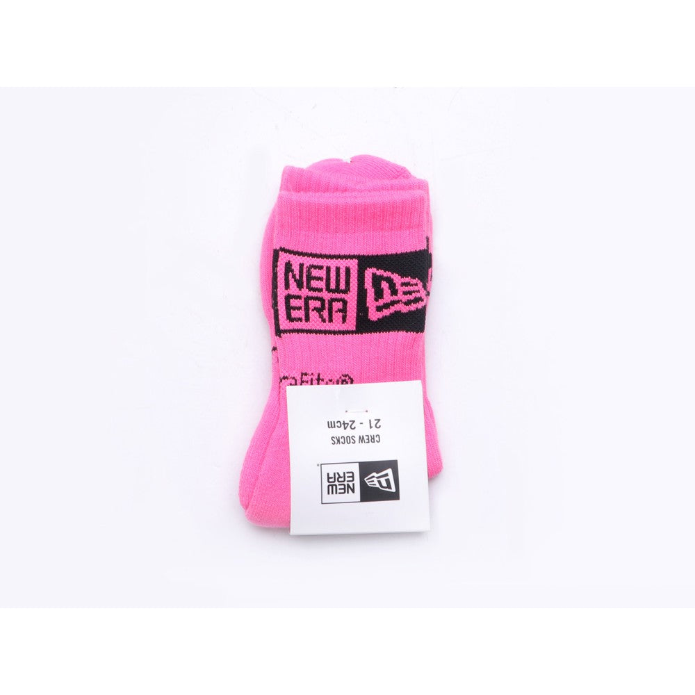 New Era Pink Crew Socks Accessory