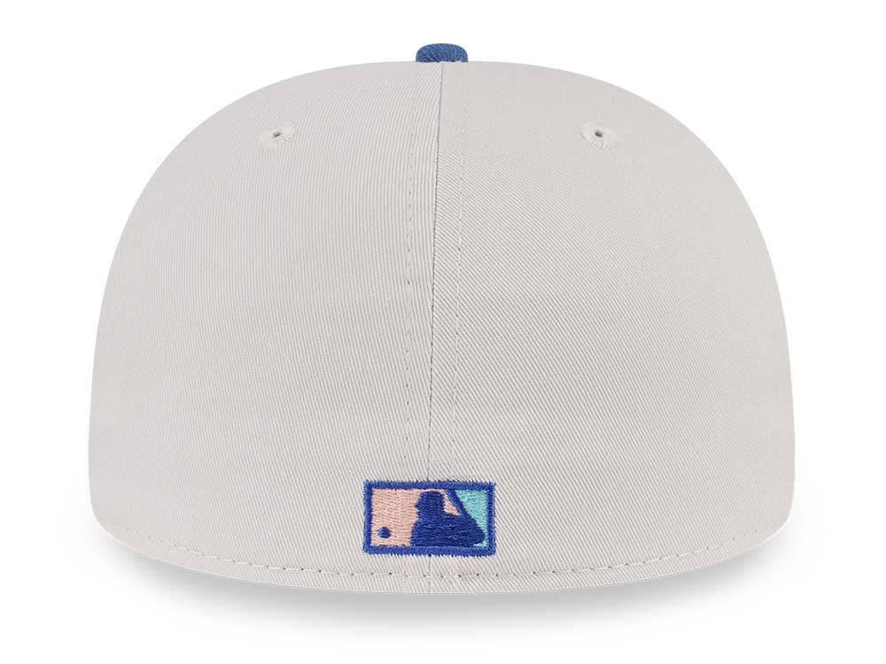 Los Angeles Dodgers MLB Cooperstown Ocean Drive Blue Ivory 59FIFTY Fitted Cap