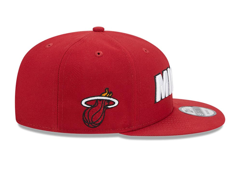 Miami Heat NBA Statement Edition Red 9FIFTY Adjustable Cap