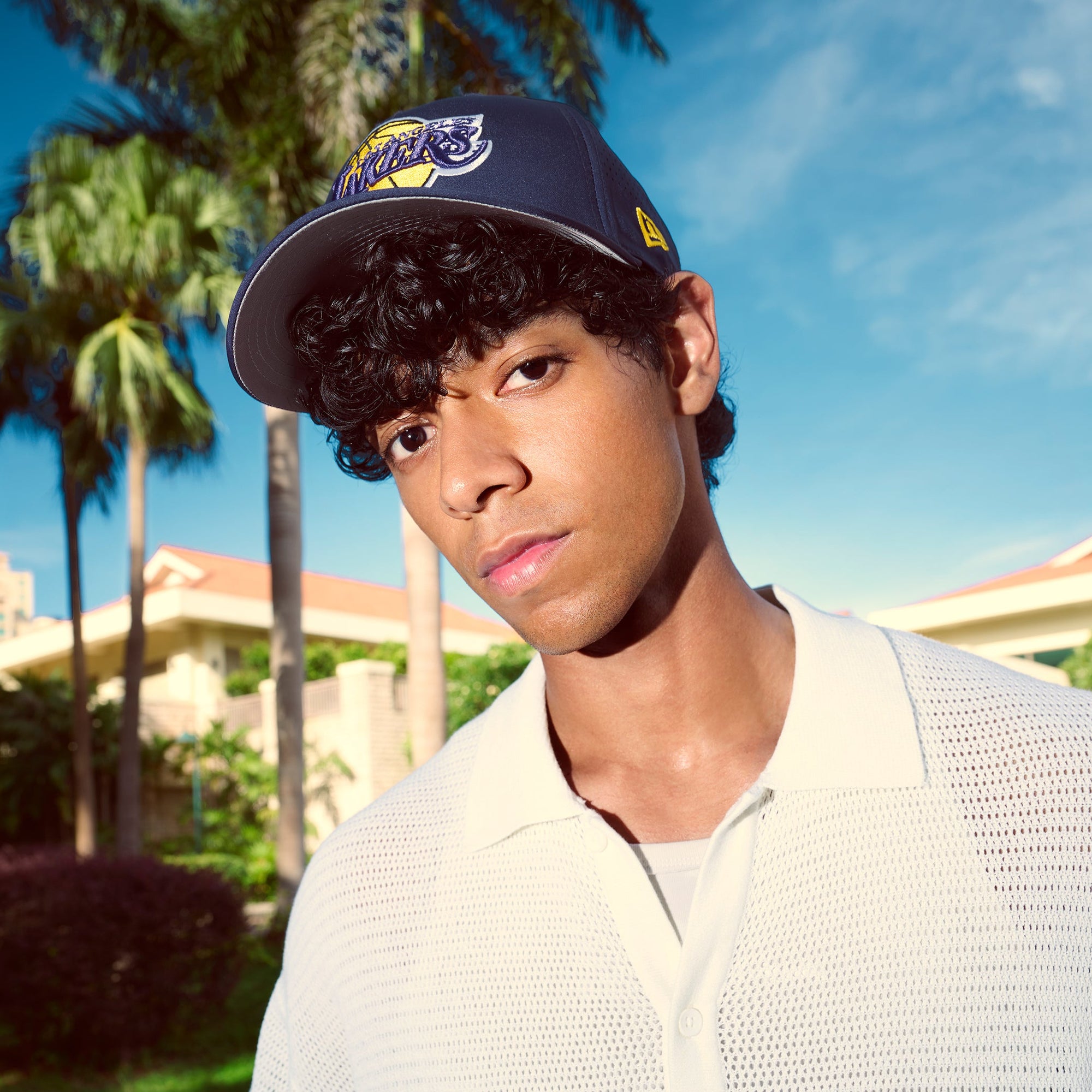 Los Angeles Lakers OTC Purple 9SEVENTY Stretch Snapback Cap