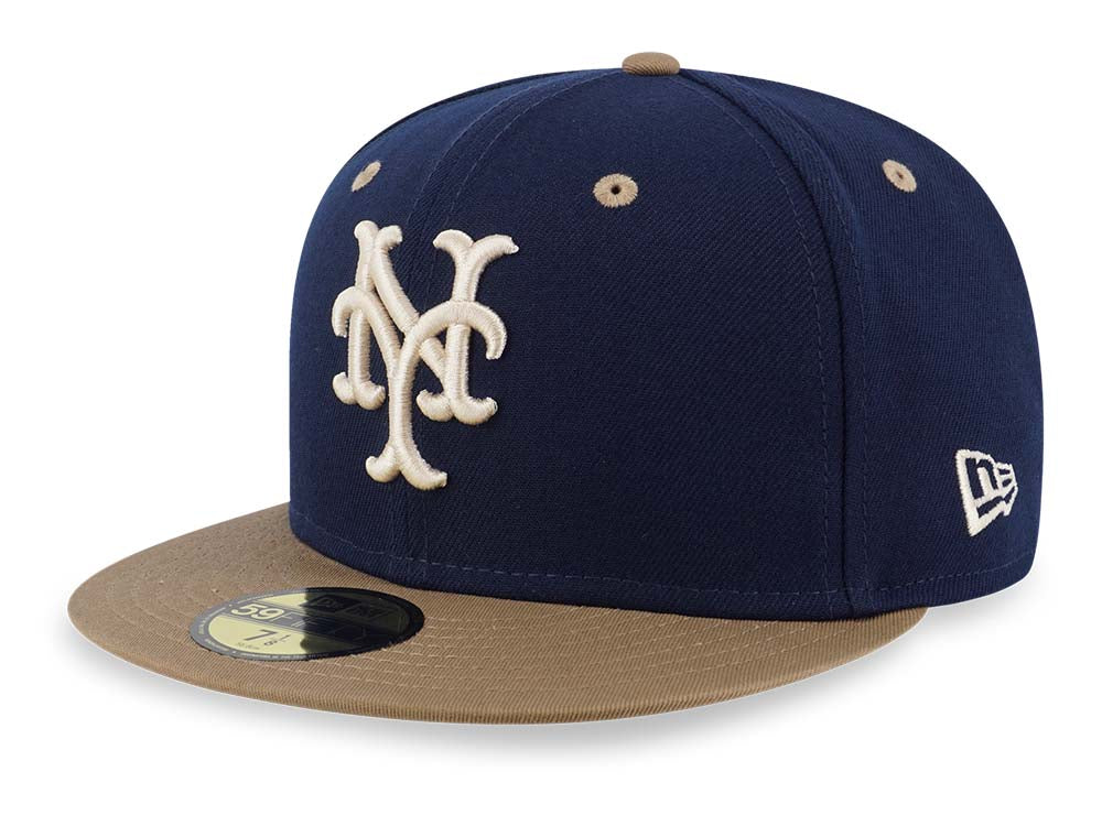 New York Mets MLB Cooperstown Oceanside Blue 59FIFTY Fitted Cap