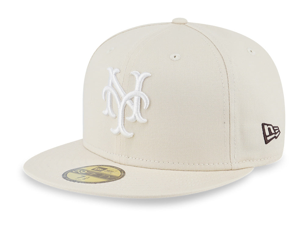 New York Mets MLB Coconut Light Cream 59FIFTY Fitted Cap