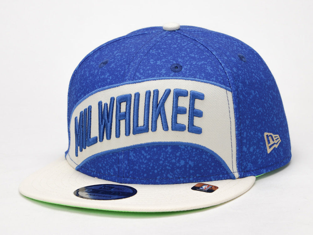 Milwaukee Bucks NBA City Series Blue 9FIFTY Snapback Cap