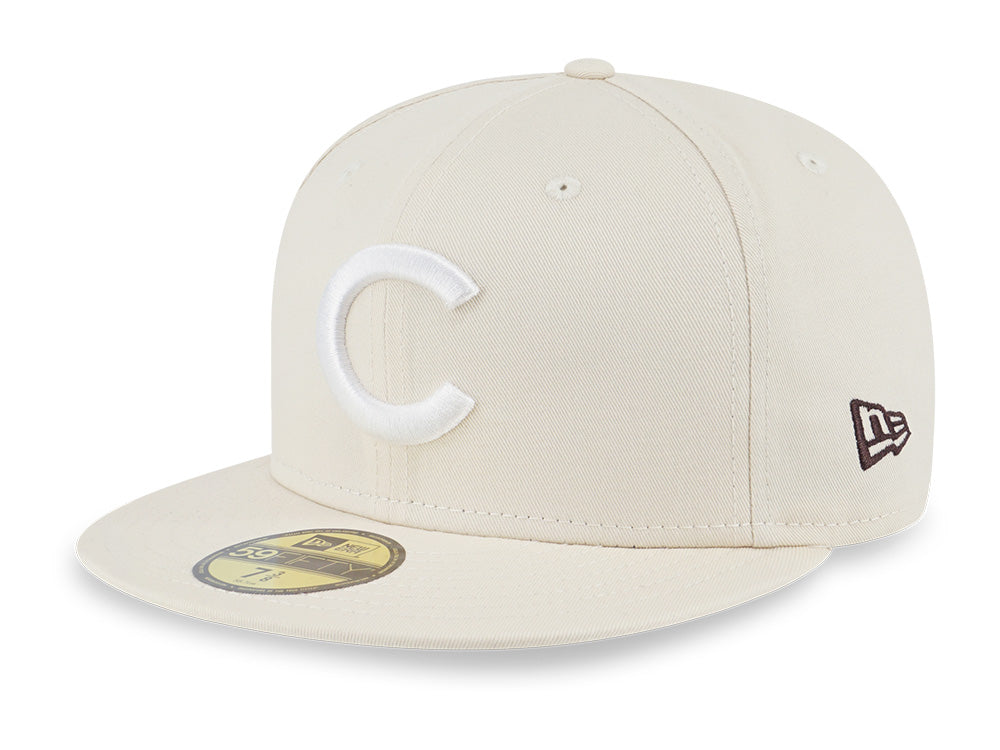 Chicago Cubs MLB Coconut Light Cream 59Fifty Fitted Cap