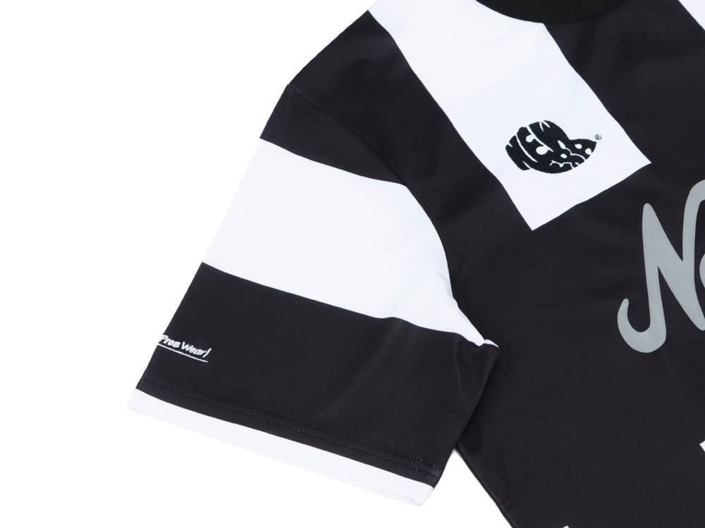 New Era Black and White Soccer Jersey T-Shirt