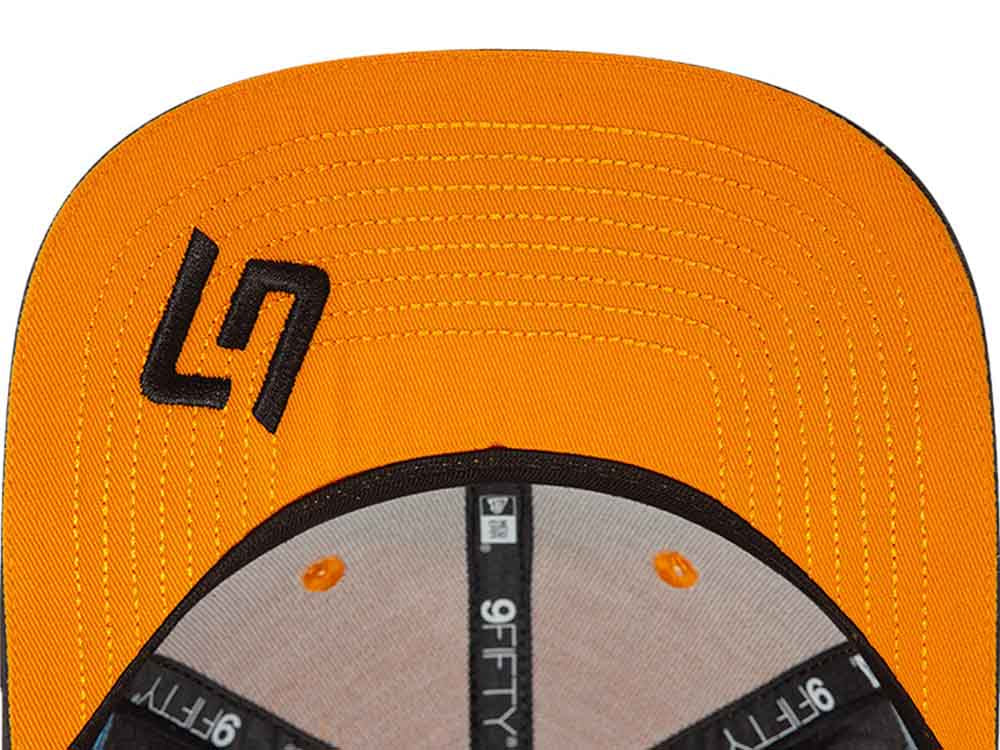 McLaren Formula 1 Team Racing Lando Norris Orange 9FIFTY Original Fit Pre Curved Visor Cap