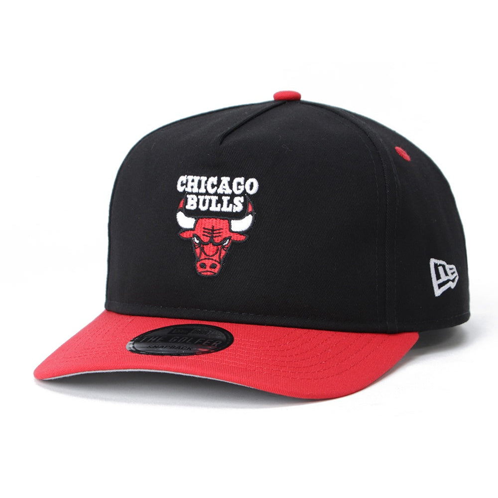 Chicago Bulls NBA Black Red Golfer Cap