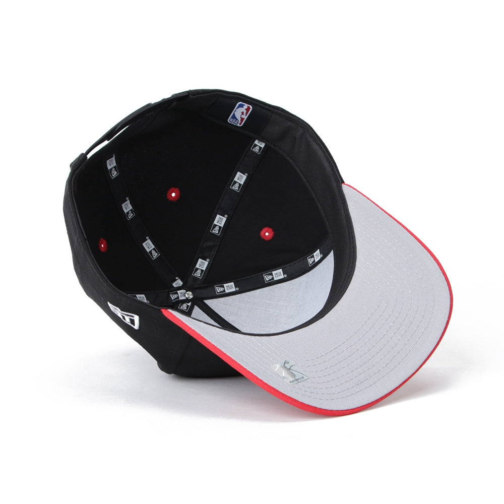 Chicago Bulls NBA Black Red Golfer Cap