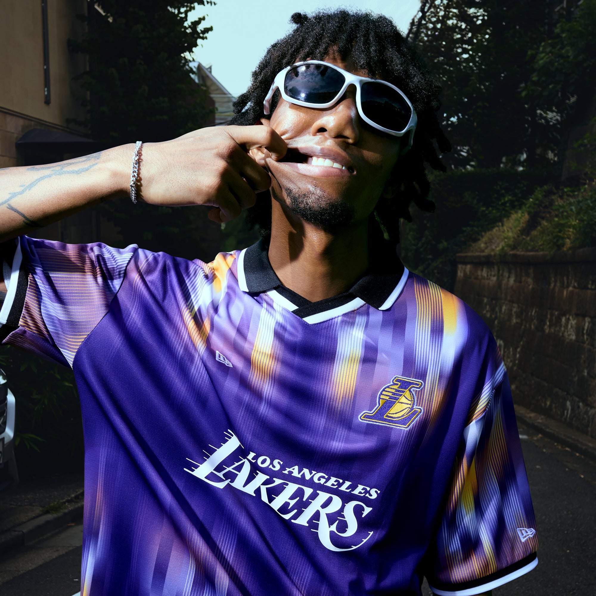 Los Angeles Lakers Soccer Jersey Pack SS26 Purple Soccer Jersey