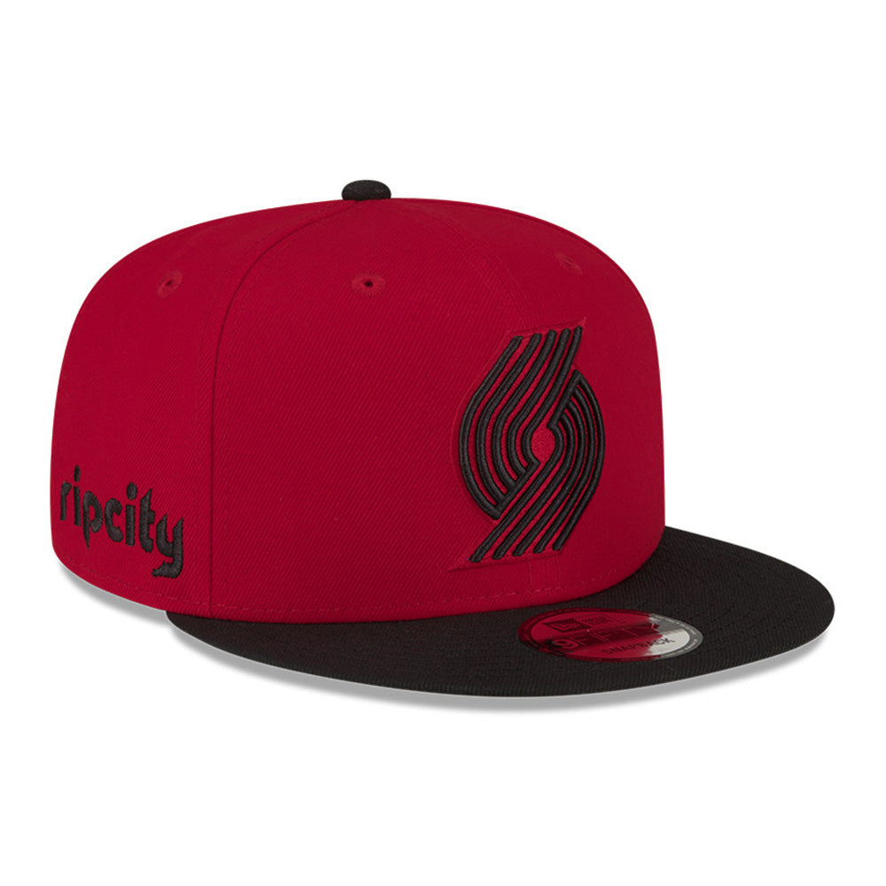 New Era Portland Trail Blazers NBA Statement Red 9FIFTY Snapback Cap