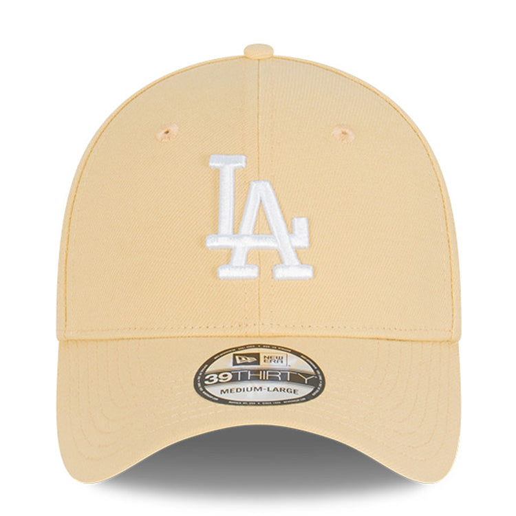 Los Angeles Dodgers MLB Earth Tones Light Beige 39THIRTY Stretch Fit Cap