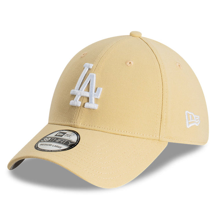 Los Angeles Dodgers MLB Earth Tones Light Beige 39THIRTY Stretch Fit Cap