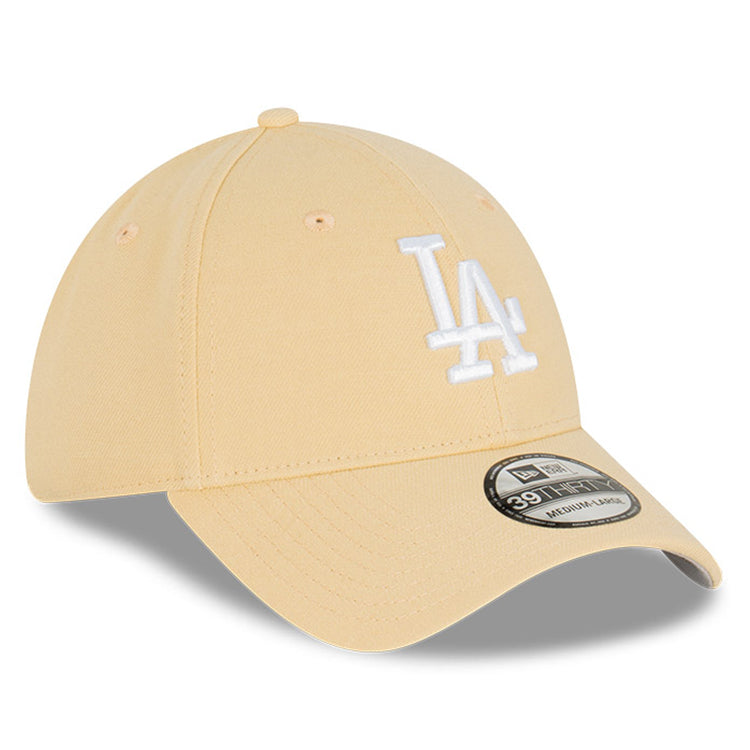 Los Angeles Dodgers MLB Earth Tones Light Beige 39THIRTY Stretch Fit Cap