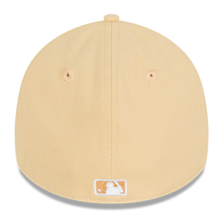 Los Angeles Dodgers MLB Earth Tones Light Beige 39THIRTY Stretch Fit Cap