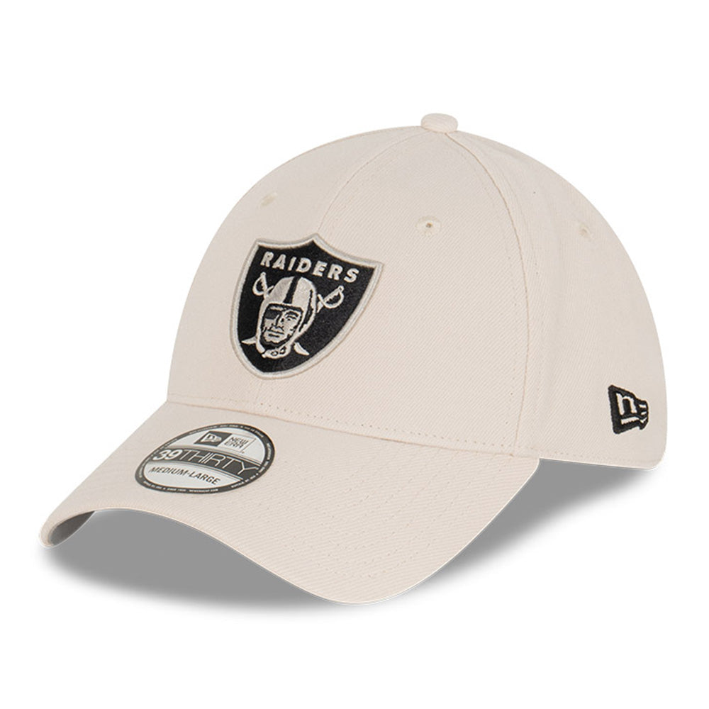 New Era Las Vegas Raiders Stone Grey 39THIRTY Stretch Adjustable Cap