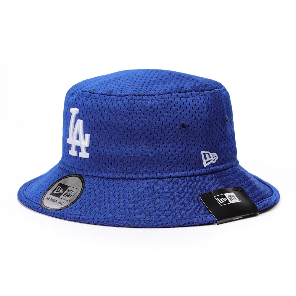 New Era Los Angeles Dodgers Open Mesh Dark Royal Bucket Hat