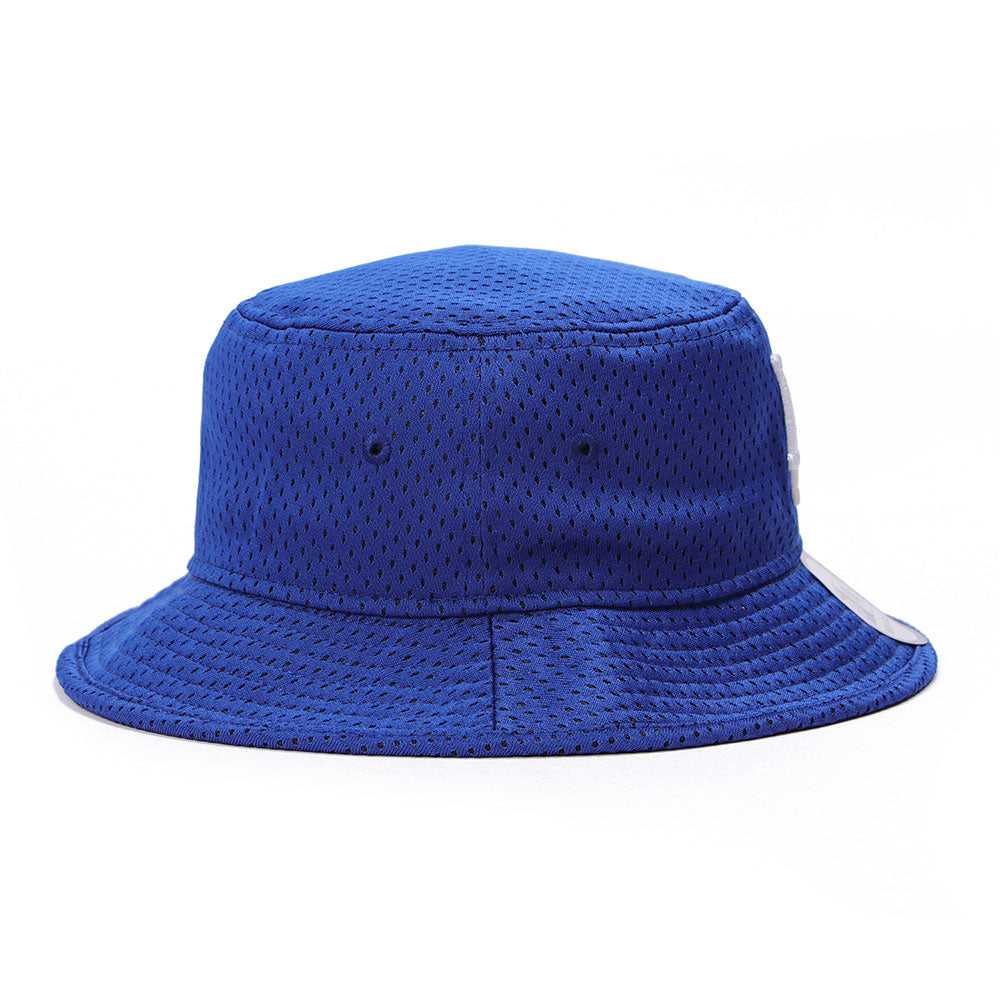 New Era Los Angeles Dodgers Open Mesh Dark Royal Bucket Hat