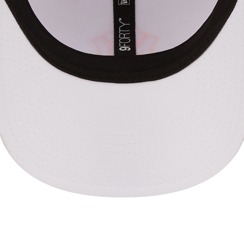 New Era New York Yankees Neon Outline Optic White Orange 9FORTY Adjustable Cap