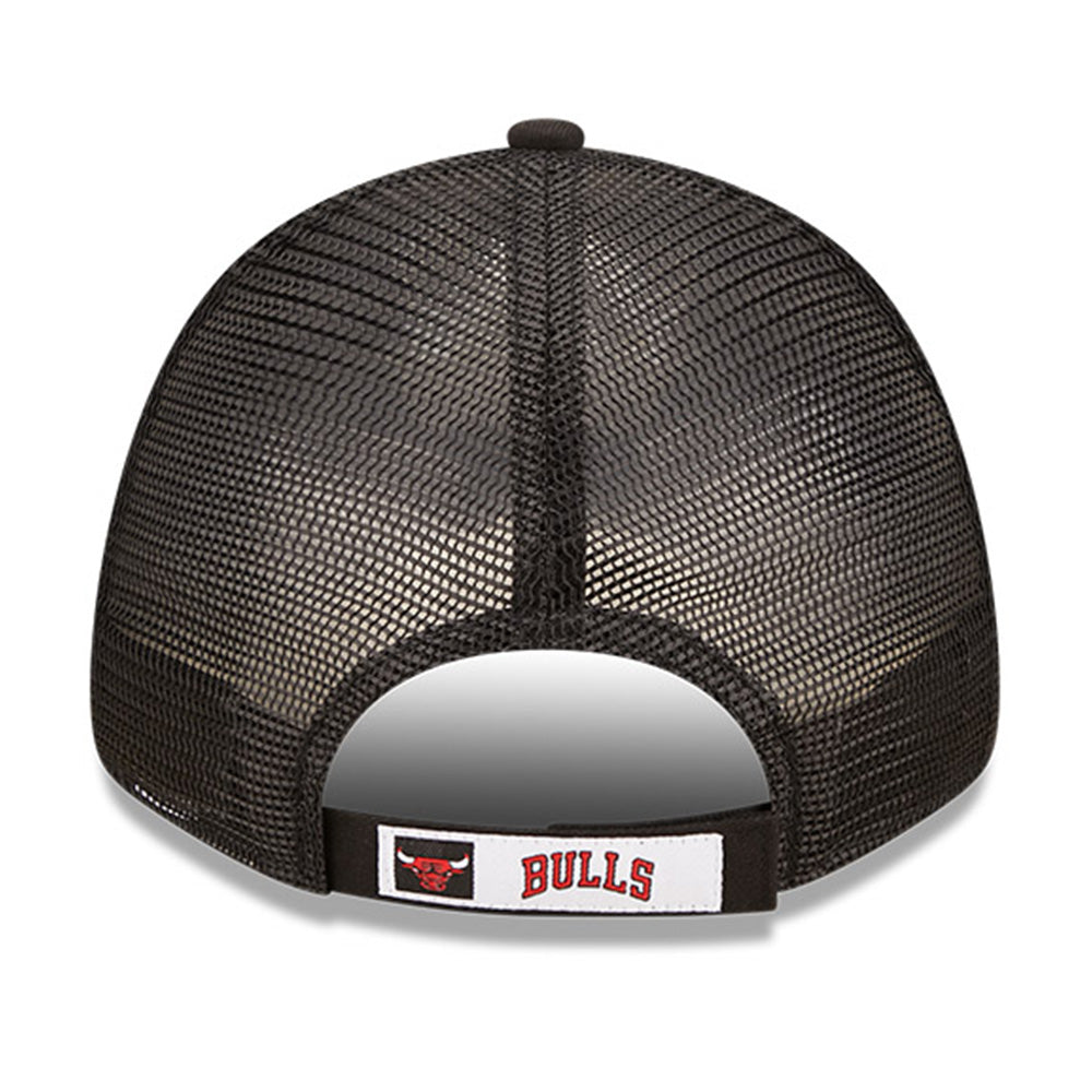 Chicago Bulls NBA Home Field Black 9FORTY Trucker Adjustable Cap