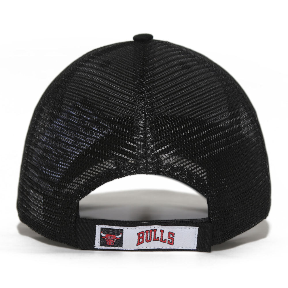 Chicago Bulls NBA Home Field Black 9FORTY Trucker Adjustable Cap