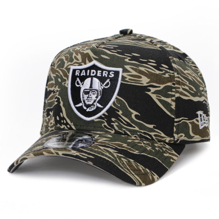 Las Vegas Raiders NFL Tiger Camo 9FORTY A-Frame Adjustable Cap