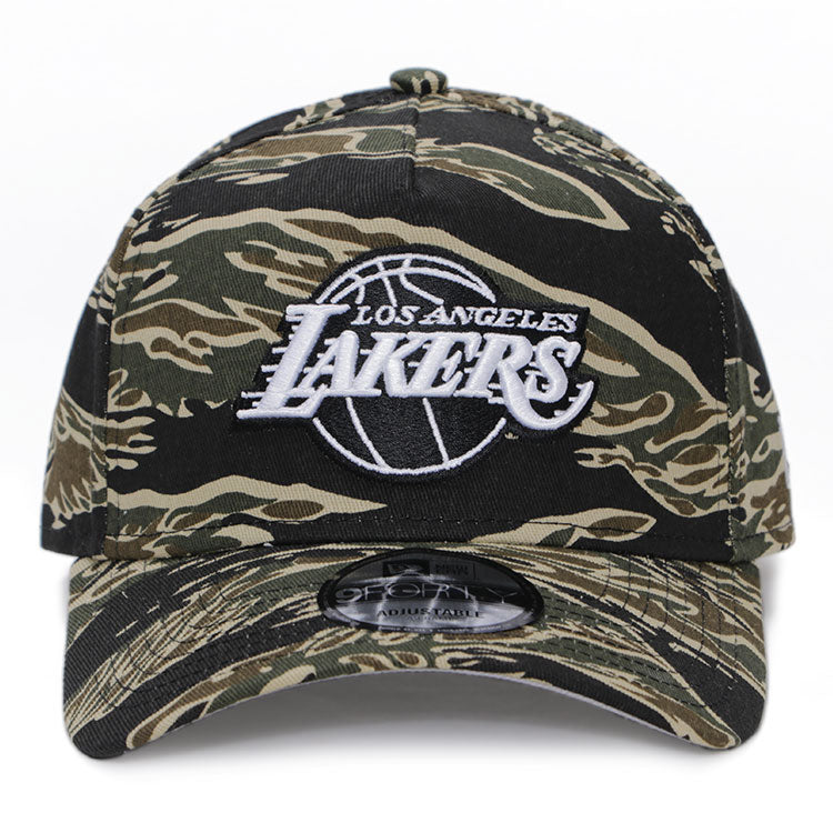 Los Angeles Lakers NBA Tiger Camo 9FORTY A-Frame Adjustable Cap