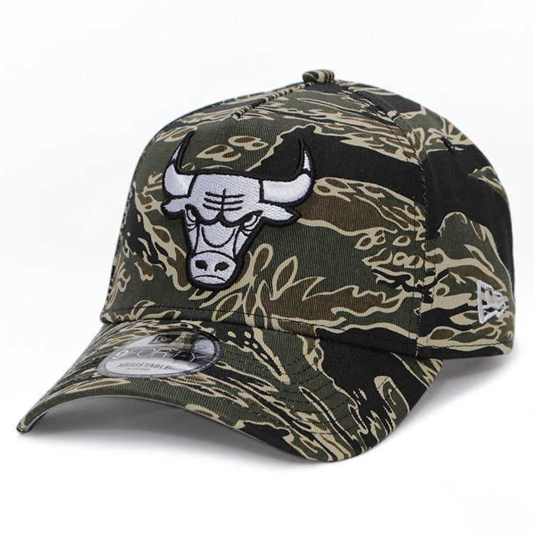 Chicago Bulls NBA Tiger Camo 9FORTY A-Frame Adjustable Cap