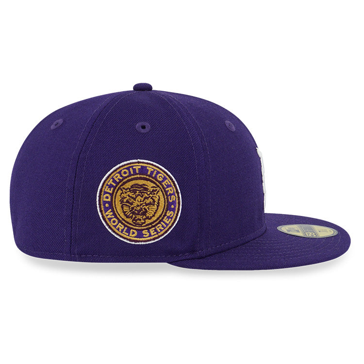 Detroit Tigers MLB Royal Purple Cooperstown 59FIFTY Fitted Cap