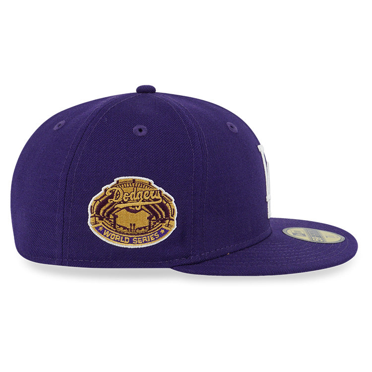 Los Angeles Dodgers MLB Royal Purple Cooperstown 59FIFTY Fitted Cap