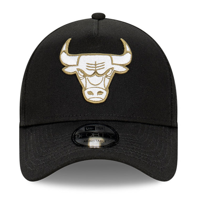 Chicago Bulls NBA Black Olive 9FORTY A-Frame Snapback Cap