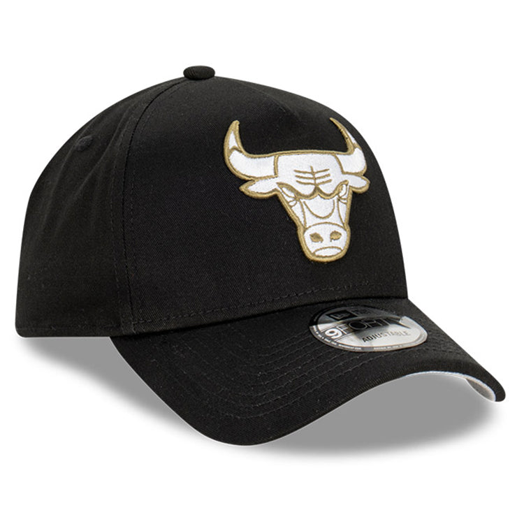 Chicago Bulls NBA Black Olive 9FORTY A-Frame Snapback Cap