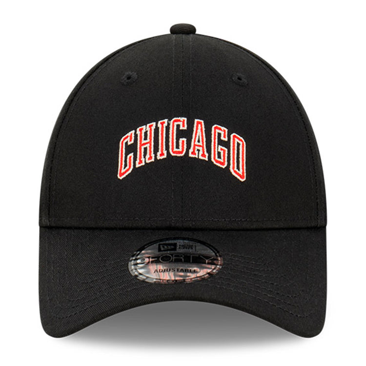 Chicago Bulls NBA Wordmark Black 9FORTY Cap