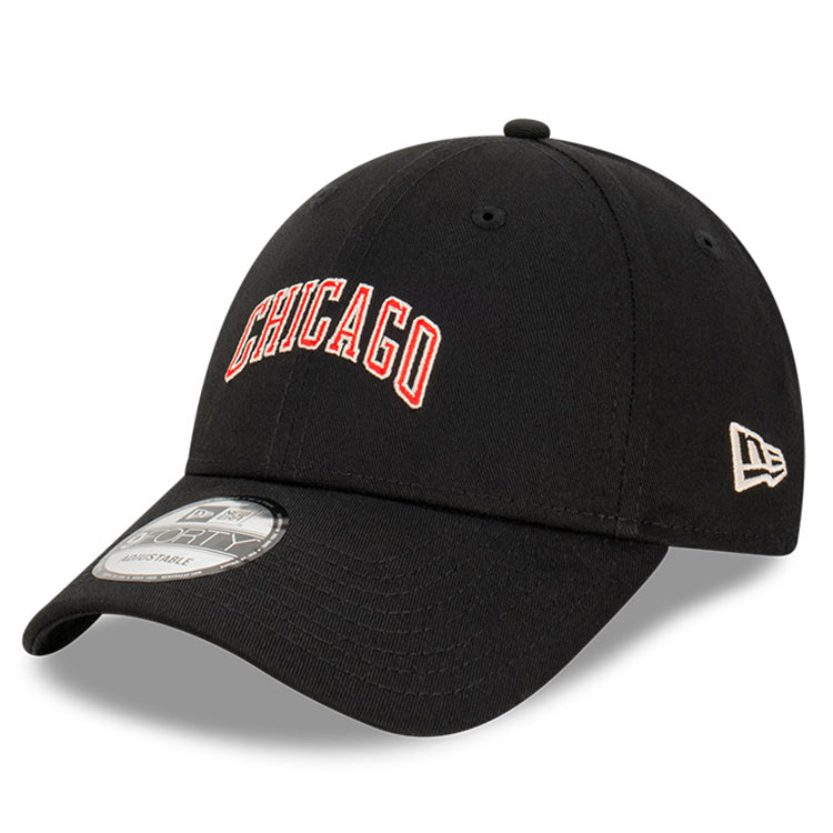 Chicago Bulls NBA Wordmark Black 9FORTY Cap