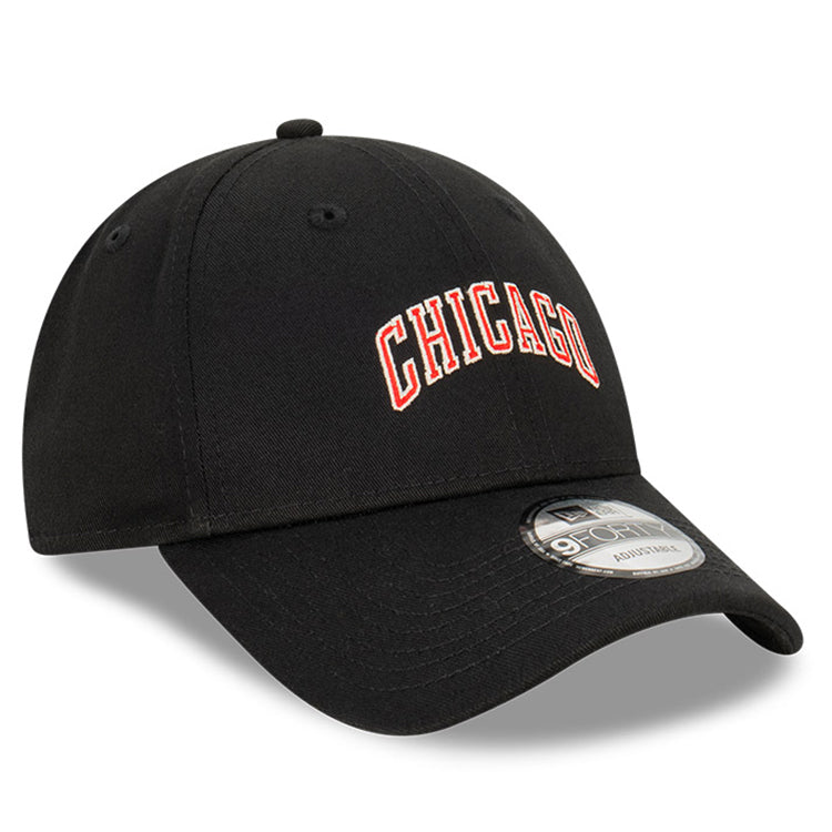 Chicago Bulls NBA Wordmark Black 9FORTY Cap
