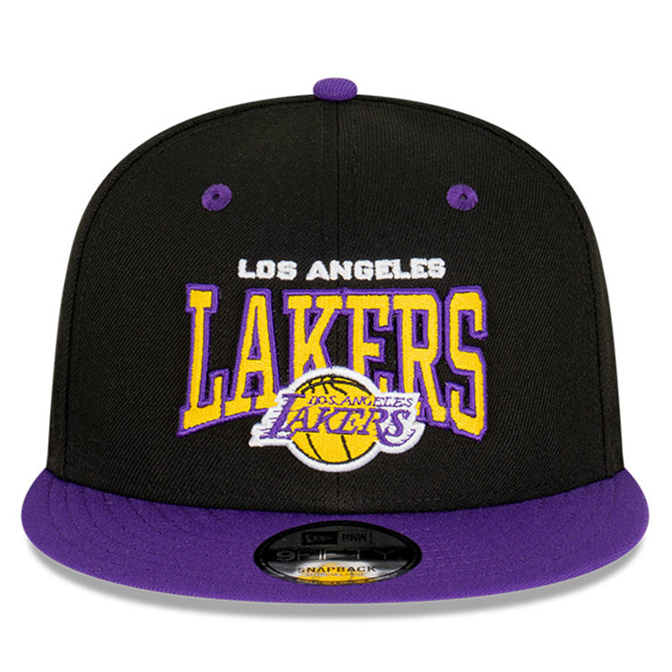 Los Angeles Lakers NBA Two Tone Pro Arch Black 9FIFTY Cap