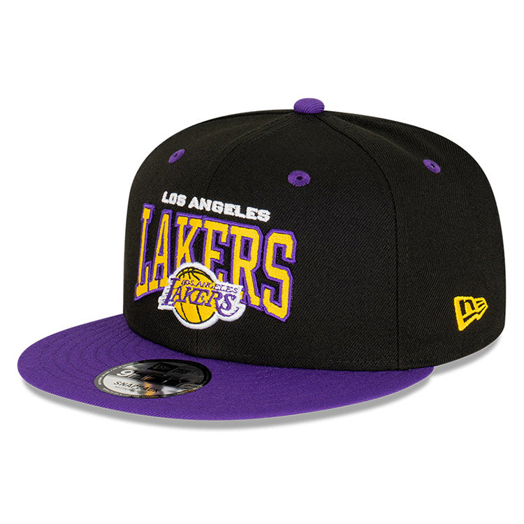 Los Angeles Lakers NBA Two Tone Pro Arch Black 9FIFTY Cap