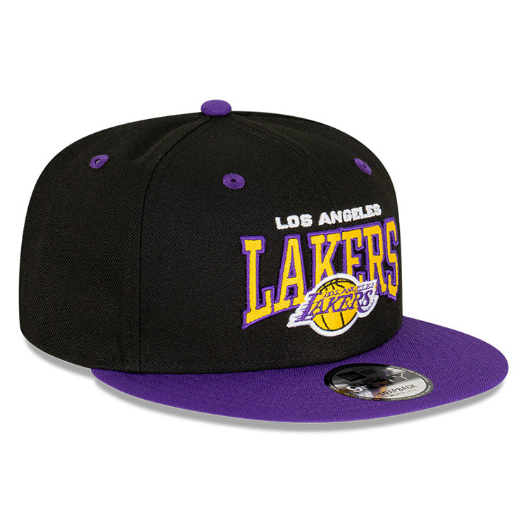 Los Angeles Lakers NBA Two Tone Pro Arch Black 9FIFTY Cap