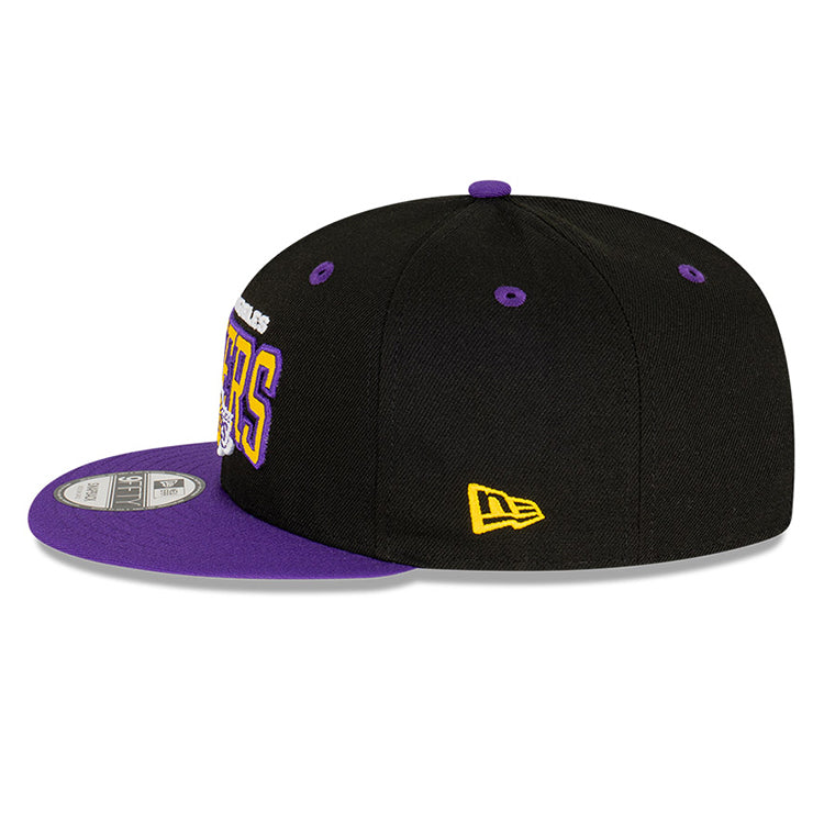 Los Angeles Lakers NBA Two Tone Pro Arch Black 9FIFTY Cap