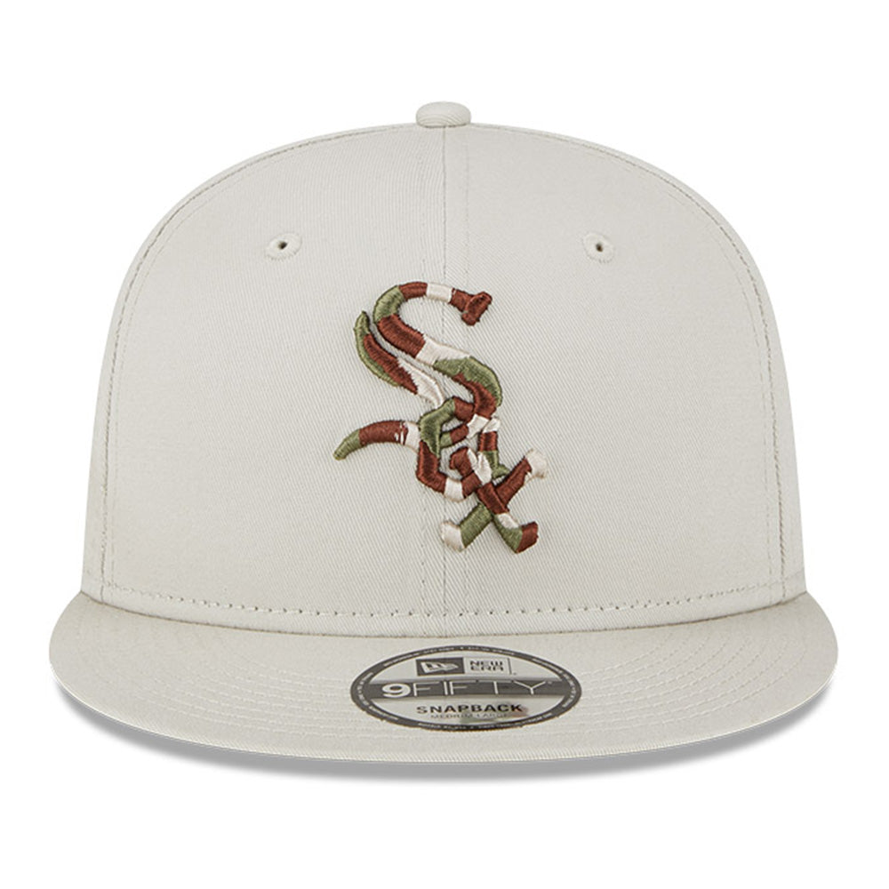 Chicago White Sox Seasonal Infill Stone Brown 9FIFTY Snapback Cap