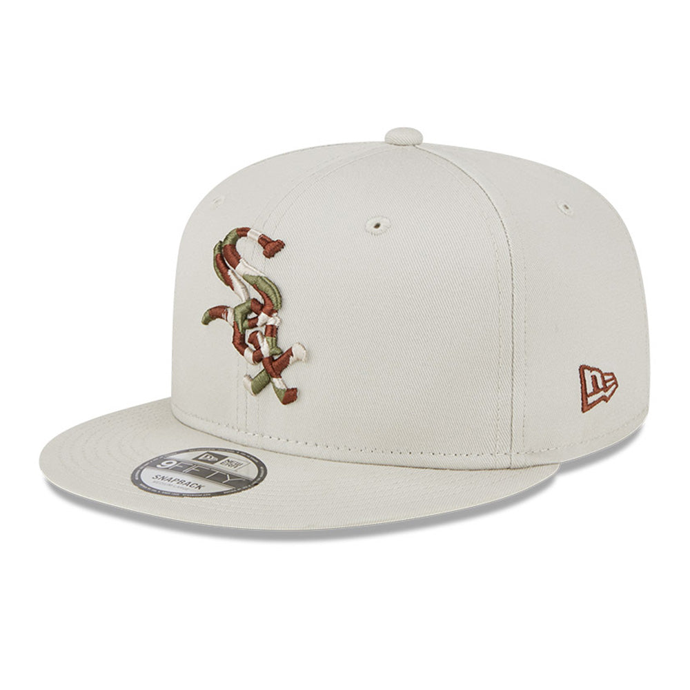 Chicago White Sox Seasonal Infill Stone Brown 9FIFTY Snapback Cap
